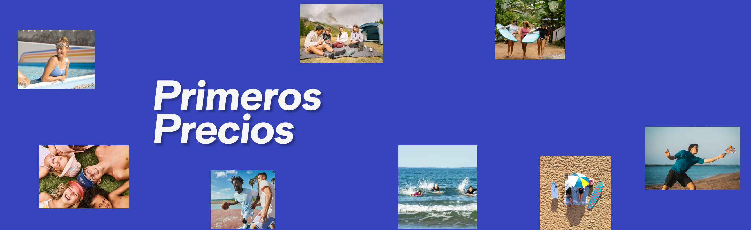 Primeros precios deportes colectivos, raqueta y precisión