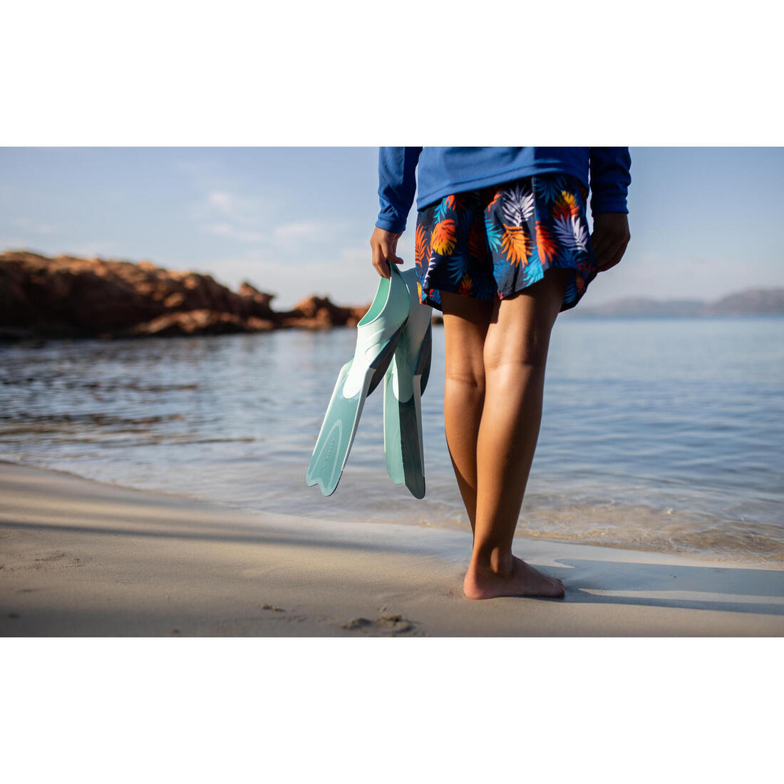 Hombre con patas de rana