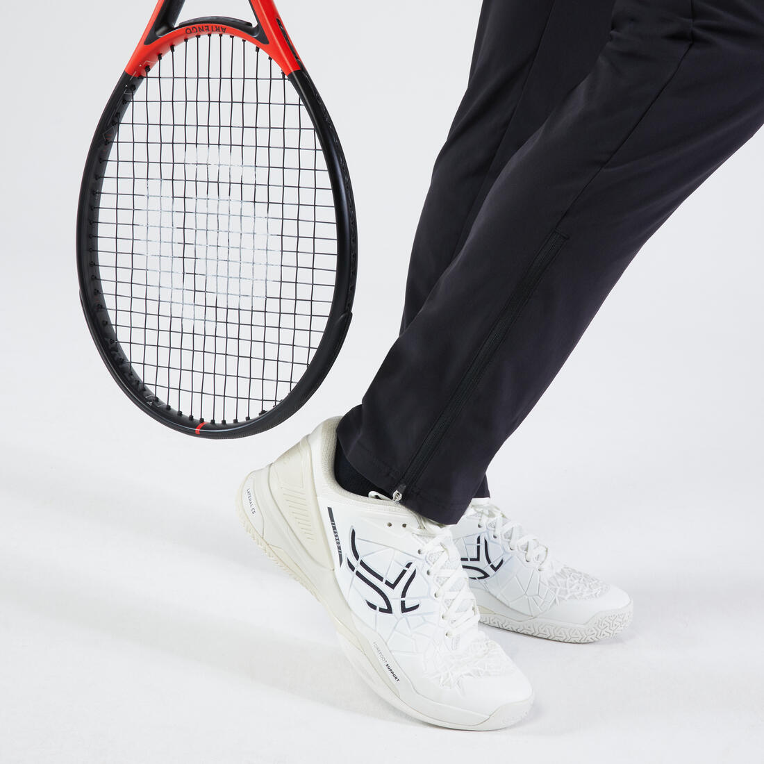 PANTALÓN DE TENIS HOMBRE TPA 500 NEGRO