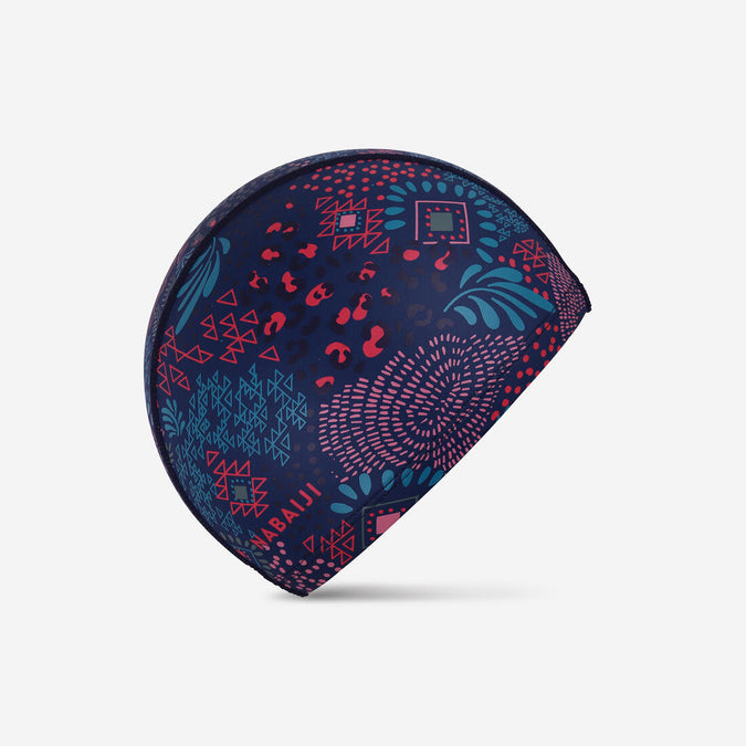 Gorro de natación de punto revestido azul/rosa con estampado canopa talla G, photo 6 of 5