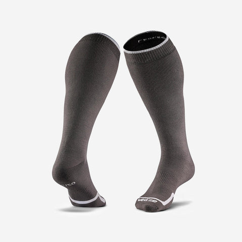 CALCETINES DE ESQUÍ Y SNOWBOARD ADULTO - 100 - GRIS