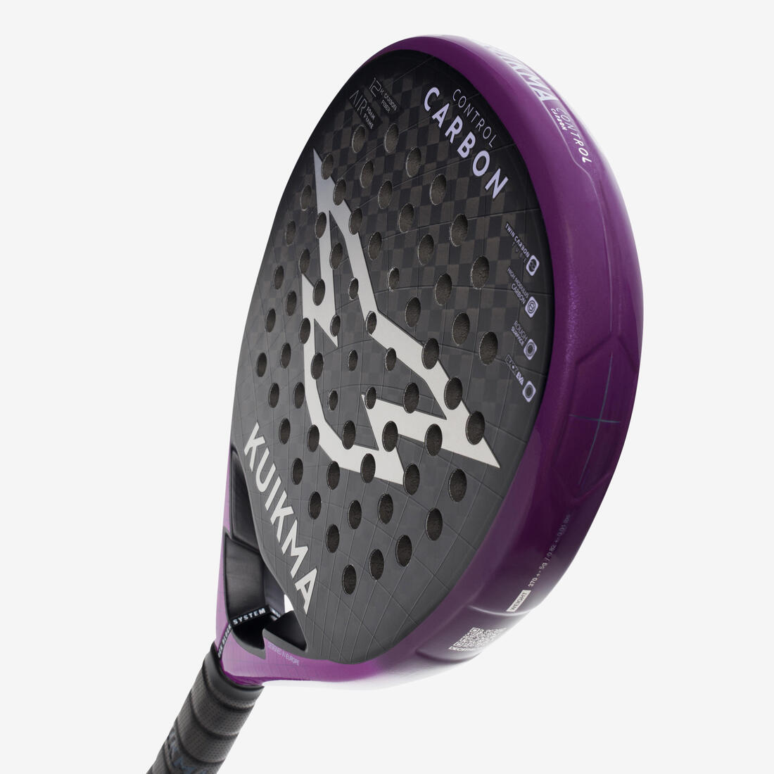 Pala de pádel para adulto Kuikma Control Carbon