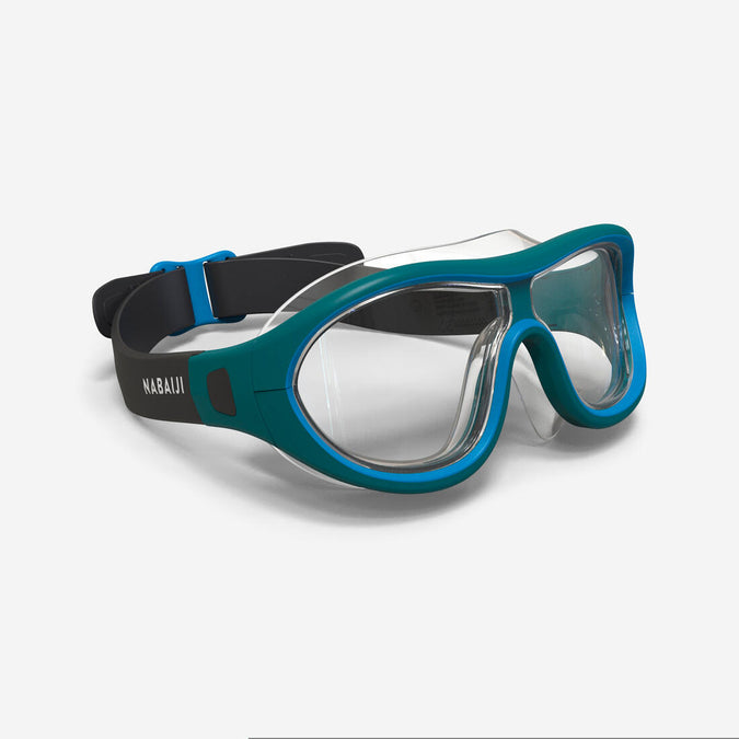Máscara para alberca con cristales claros azul con negro unitalla Swimdow, photo 6 of 5