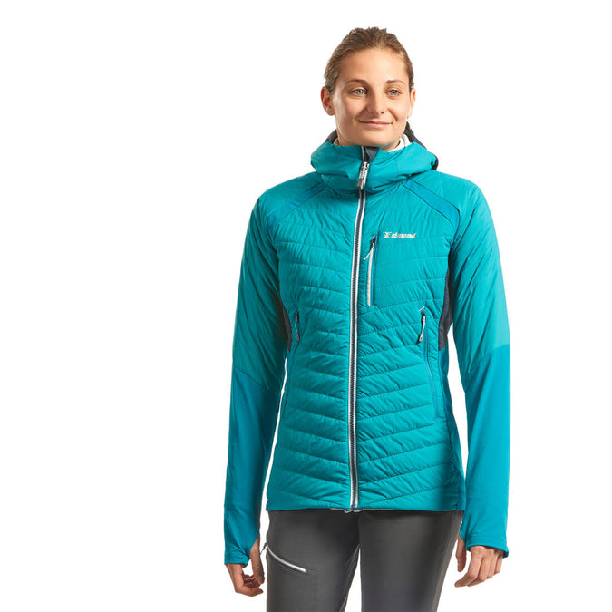 Chamarra Acolchada de Alpinismo y Alta Montaña Mujer Simond Sprint Azul Turquesa, photo 13 of 12
