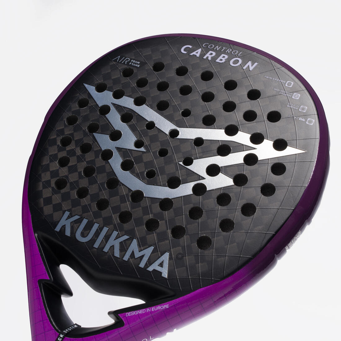 Pala de pádel para adulto Kuikma Control Carbon