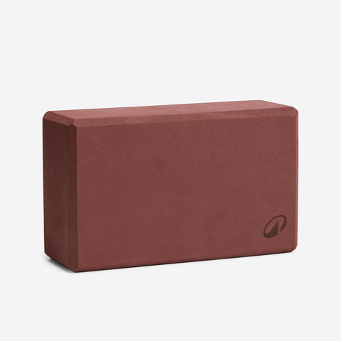Bloque de yoga de espuma gris con un 20 % de material reciclado