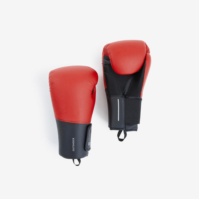 Guantes de boxeo rojos para adulto 100, photo 8 of 7