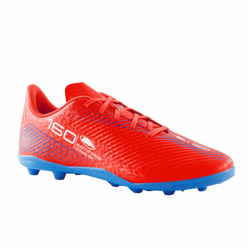 





Tenis de fútbol con cintas AG/FG rojos para niños 160 JR