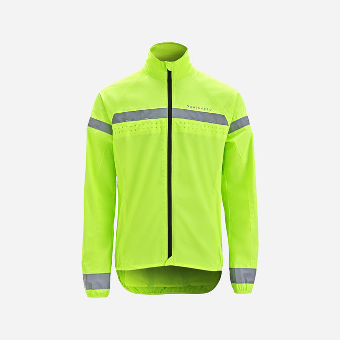 





Impermeable Ciclismo Carretera Manga Larga Hombre RC120 Visible EN11353, photo 1 of 6