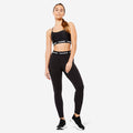 Mallas Cardio Training guinda mujer
