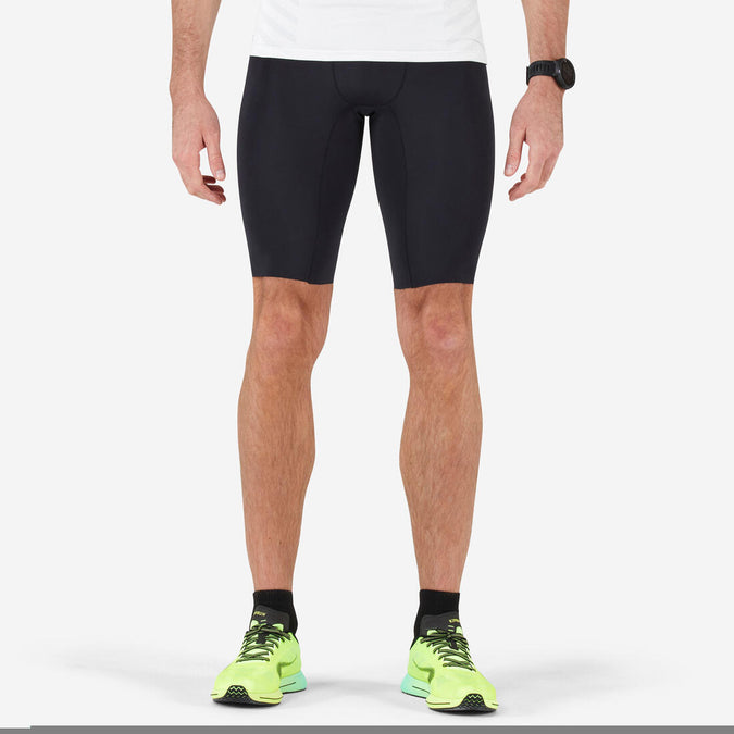 Mallas cortas de running para hombre Kiprun Negro