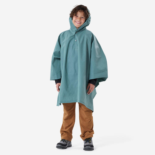 





Poncho de senderismo impermeable para niños de 7 a 15 años verde MH100