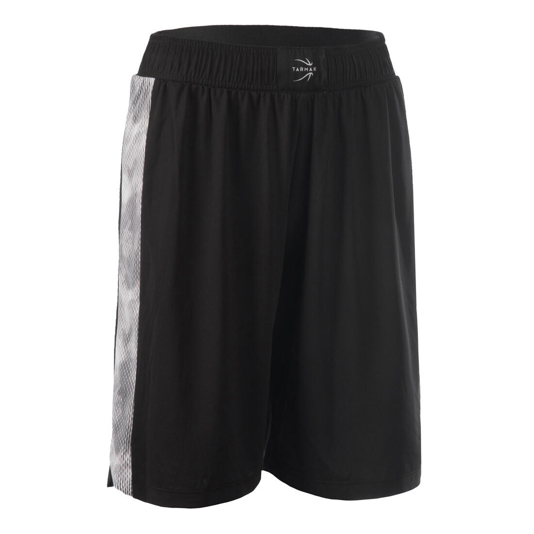Short de Básquetbol SH500 Mujer Negro Gris