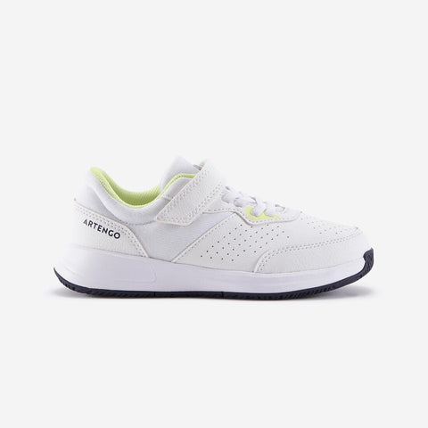 





Calzado de tennis de velcro negro con azul para niños Essentiel KD