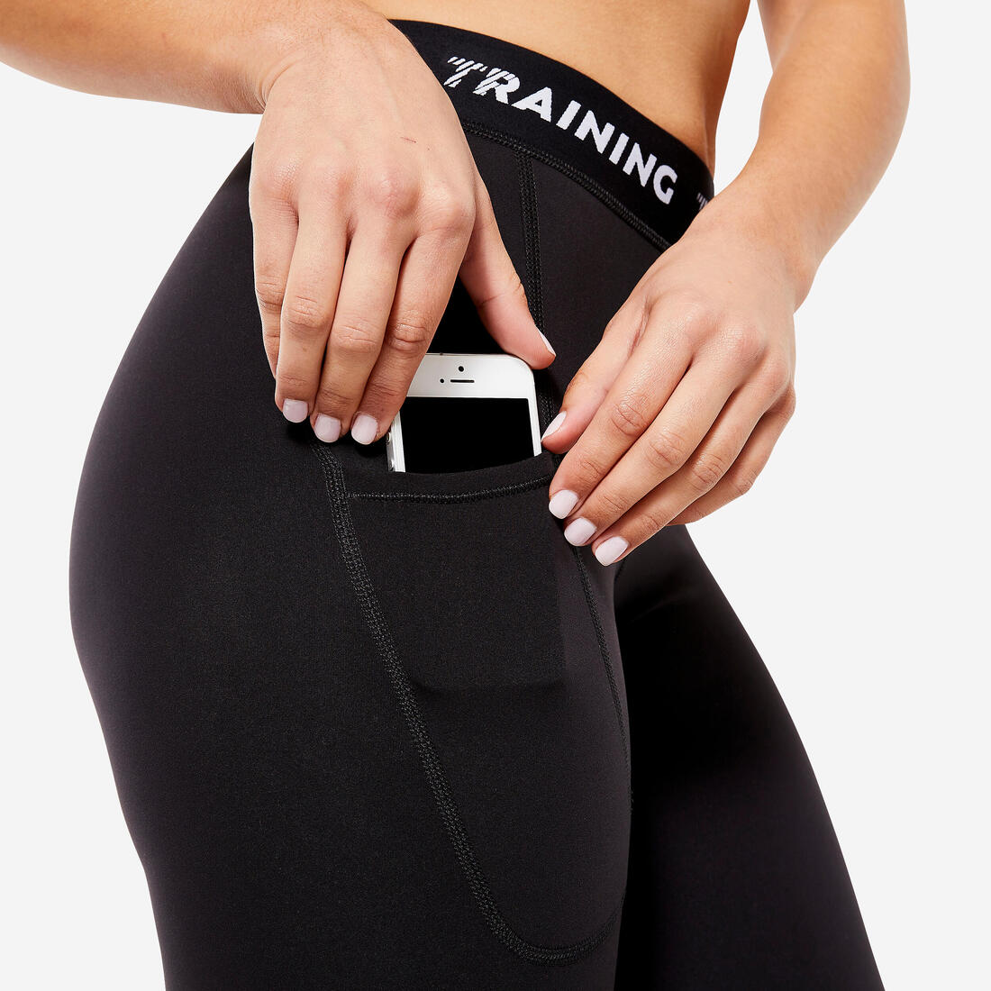 Mallas Cardio Training guinda mujer