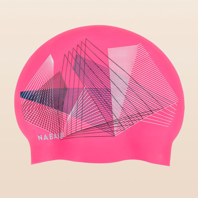 





Gorra de Natación Silicón Rosa Estampado Line, photo 1 of 4