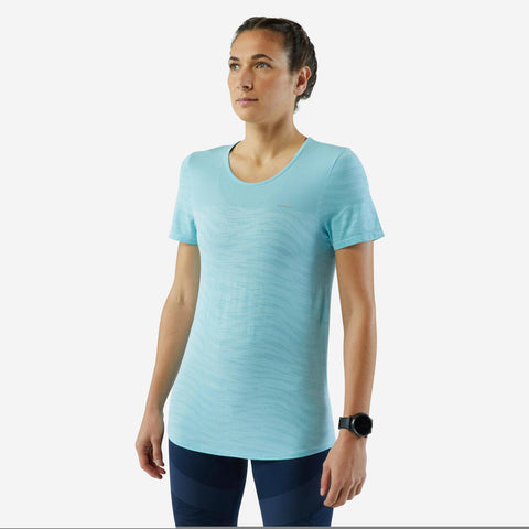 





Playera Running y Trail sin costuras mujer - KIPRUN Run 500 Confort