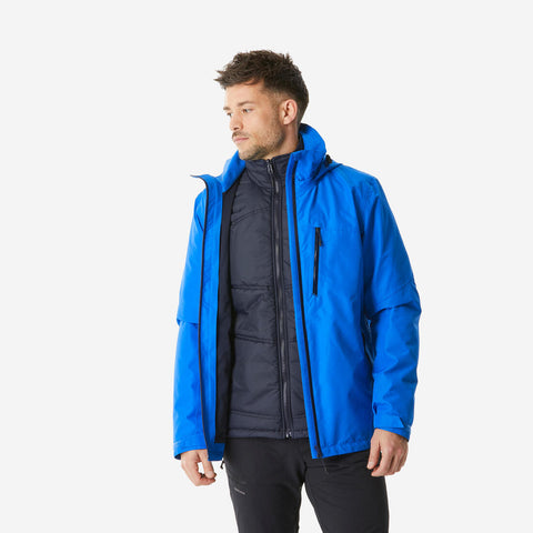 





Chamarra Impermeable 3en1 para Hombre - Trekking y Viaje - TRAVEL 500 -10 °C
