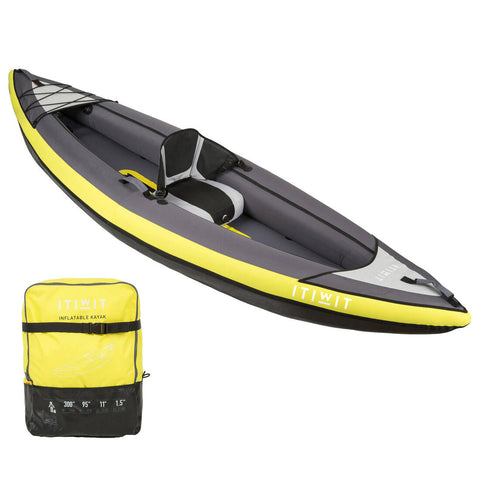 





Canoa Kayak Inflable Travesía Amarillo 1 Plaza