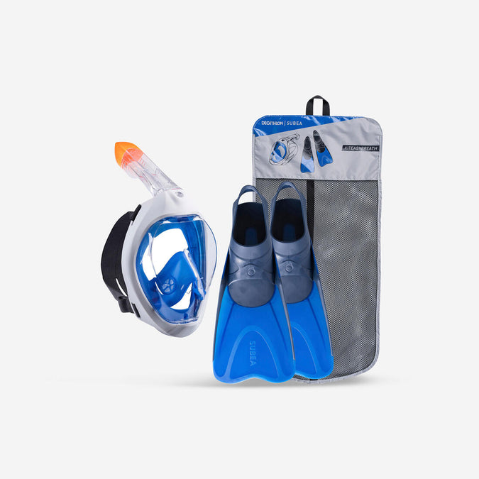 





Kit Snorkel Máscara Easybreath 500 + Aletas Adulto Azul, photo 1 of 19