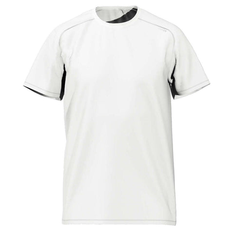 





Playera de fitness transpirable de cuello redondo blanca para hombre 100