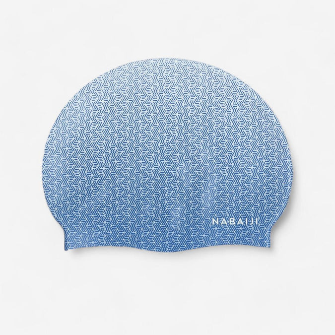 





Gorro de natación de silicón gris con estampado Print GEO, photo 1 of 2