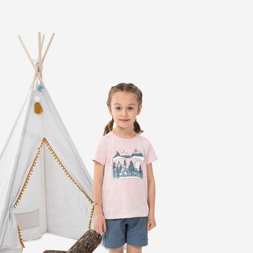 





Playera de senderismo rosa claro para niños de 2 a 6 años MH100 KID