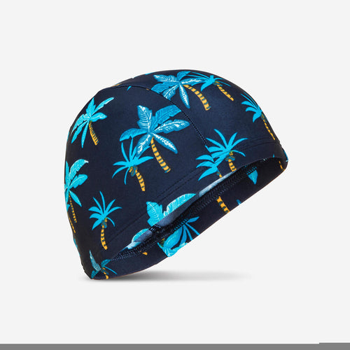 





Gorra de natación de punto negra con azul con estampado Tiki