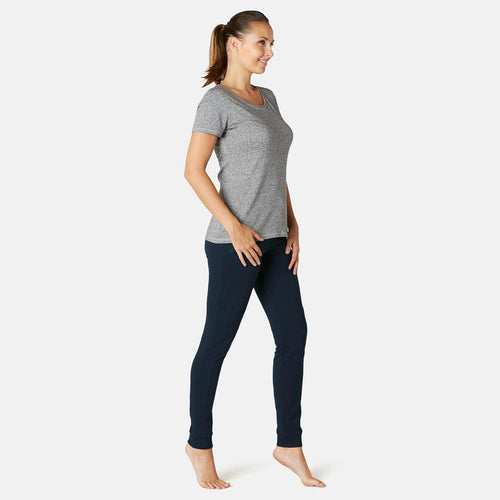 





Pantalón Jogger Fitness 520 Mujer Negro Slim