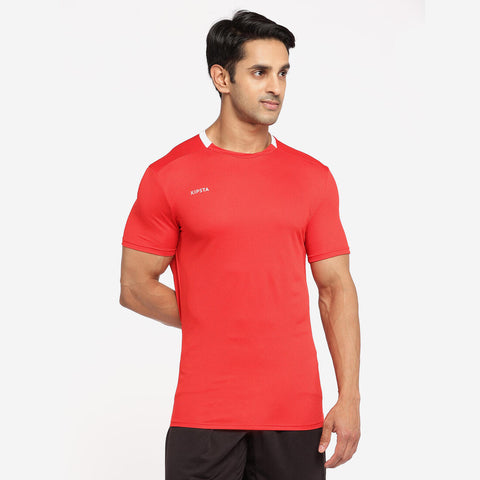 





Playera de fútbol roja para adulto ESSENTIAL CLUB