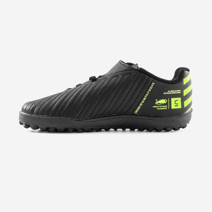 





Tenis de fútbol con tira adherente negros y amarillos niño 100 Easy Turf TF, photo 2 of 7