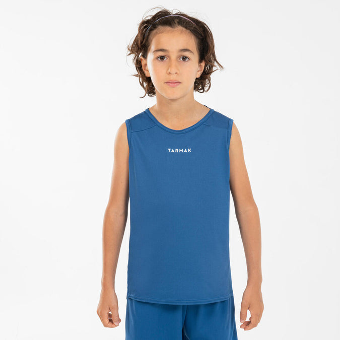 





PLAYERA DE BÁSQUETBOL SIN MANGAS NIÑO - T100 AZUL, photo 1 of 4