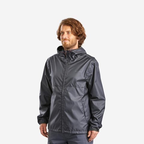 





Chamarra rompeviento y perlante de senderismo - Raincut Full Zip - Hombre