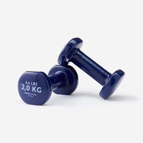 





Mancuernas de fitness de 2 kg azul marino (2)