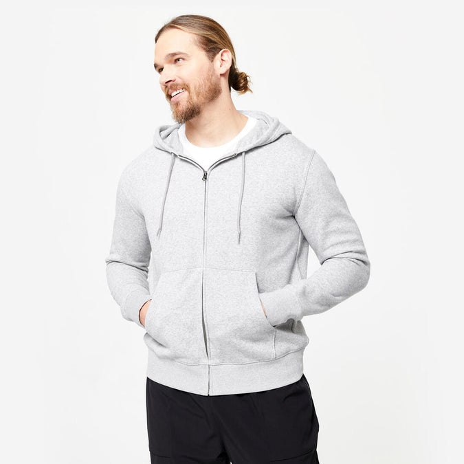 





Sudadera de fitness con cierre y capucha gris para hombre 100, photo 1 of 8