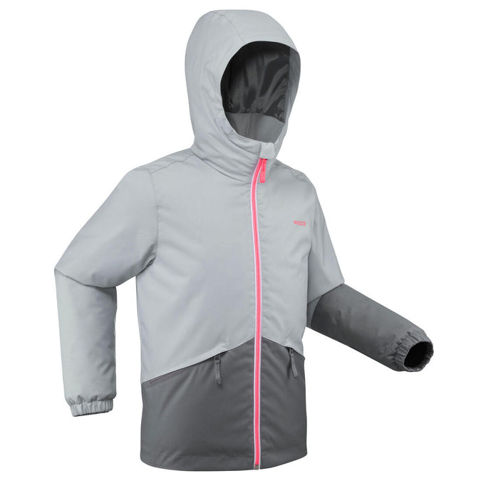





CHAMARRA DE ESQUÍ NIÑOS CÁLIDA E IMPERMEABLE - 100 GRIS, photo 2 of 10