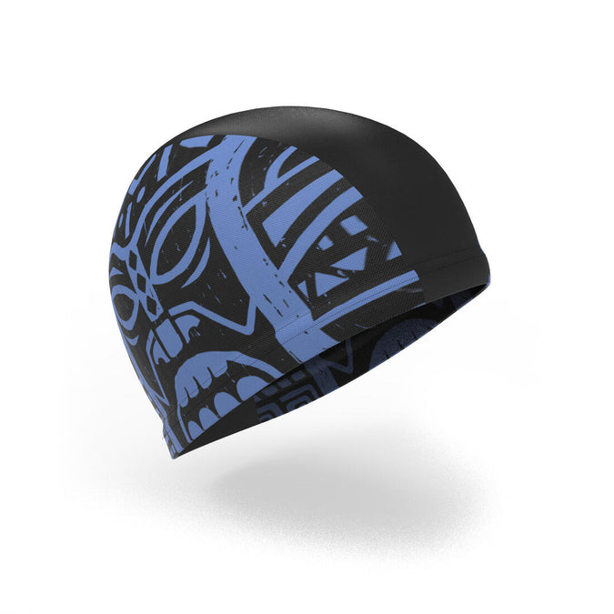 





Gorra de natación de punto negra con azul con estampado Tiki, photo 1 of 3