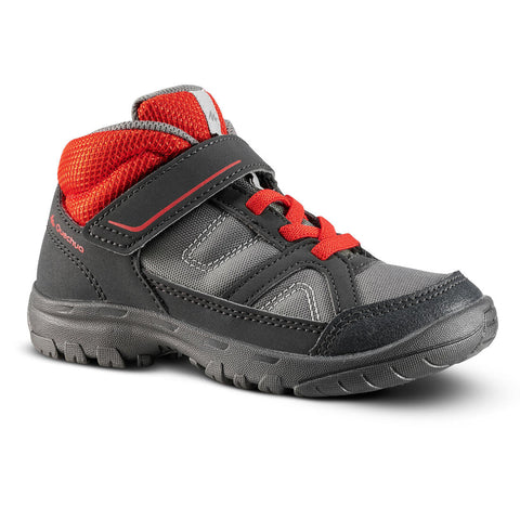 





Botas de Montañismo y Trekking Niños Quechua MH100 Gris Rojo