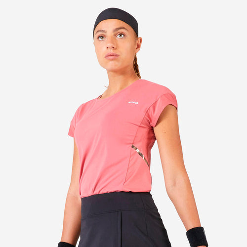 





Playera de tenis con cuello redondo Dry soft - Mujer - Dry 500