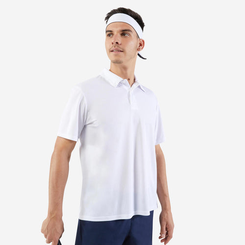 





Polo de tenis de mangas cortas para hombre - Essential blanco