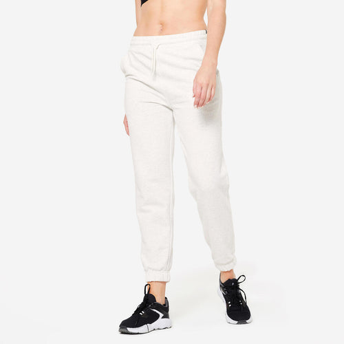 





Pantalón deportivo de fitness de corte recto para mujer 500 Essential