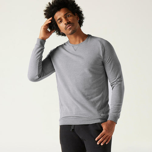 





Sudadera para Hombre Fitness Crew 100 - Gris claro