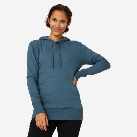 





Sudadera de fitness con capucha blanca rota para mujer 500 Essential