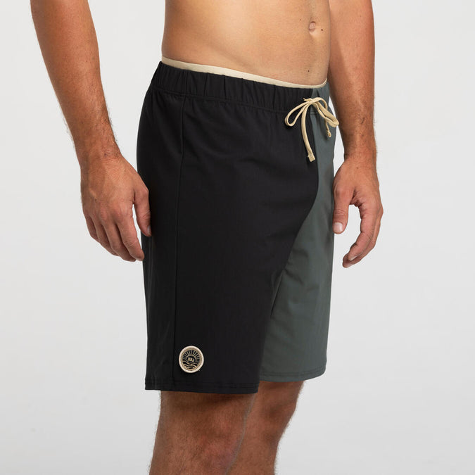 





Bermudas largas negro/gris para hombre 100, photo 1 of 6