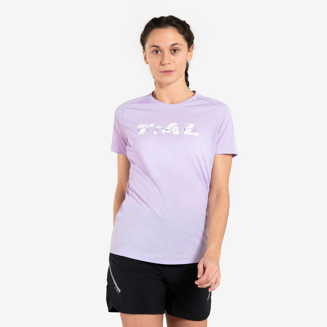 





Playera TRAIL RUNNING MANGA CORTA GRAFISMO MUJER LILA, photo 1 of 6