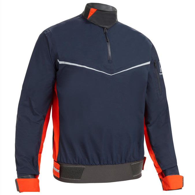 





Chamarra náutica de vela rompevientos azul oscuro/naranja para hombre Dinghy 500, photo 1 of 10