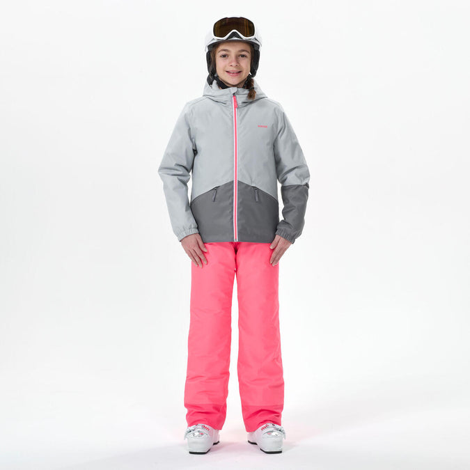 





CHAMARRA DE ESQUÍ NIÑOS CÁLIDA E IMPERMEABLE - 100 GRIS, photo 8 of 10