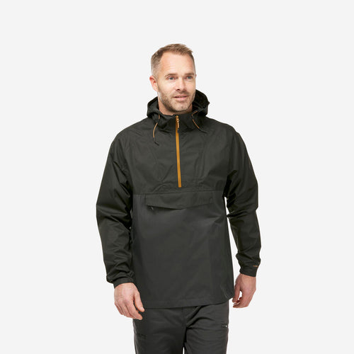 





Chamarra de senderismo impermeable negra para hombre NH150