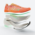 Calzado de running Kiprun KD900X LD+ para hombre con placa de carbono, color naranja