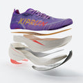 Calzado de Running con Placa de Carbono para Mujer, KIPRUN KD900X LD+ Violeta